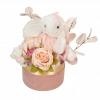 Pink blossom bunny flower box