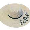 Straw hat personalized